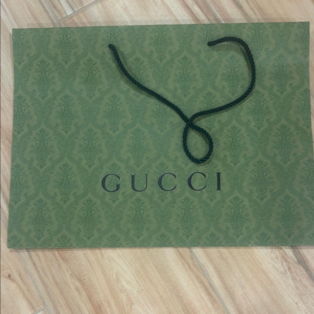 Gucci Green Shopping Bag